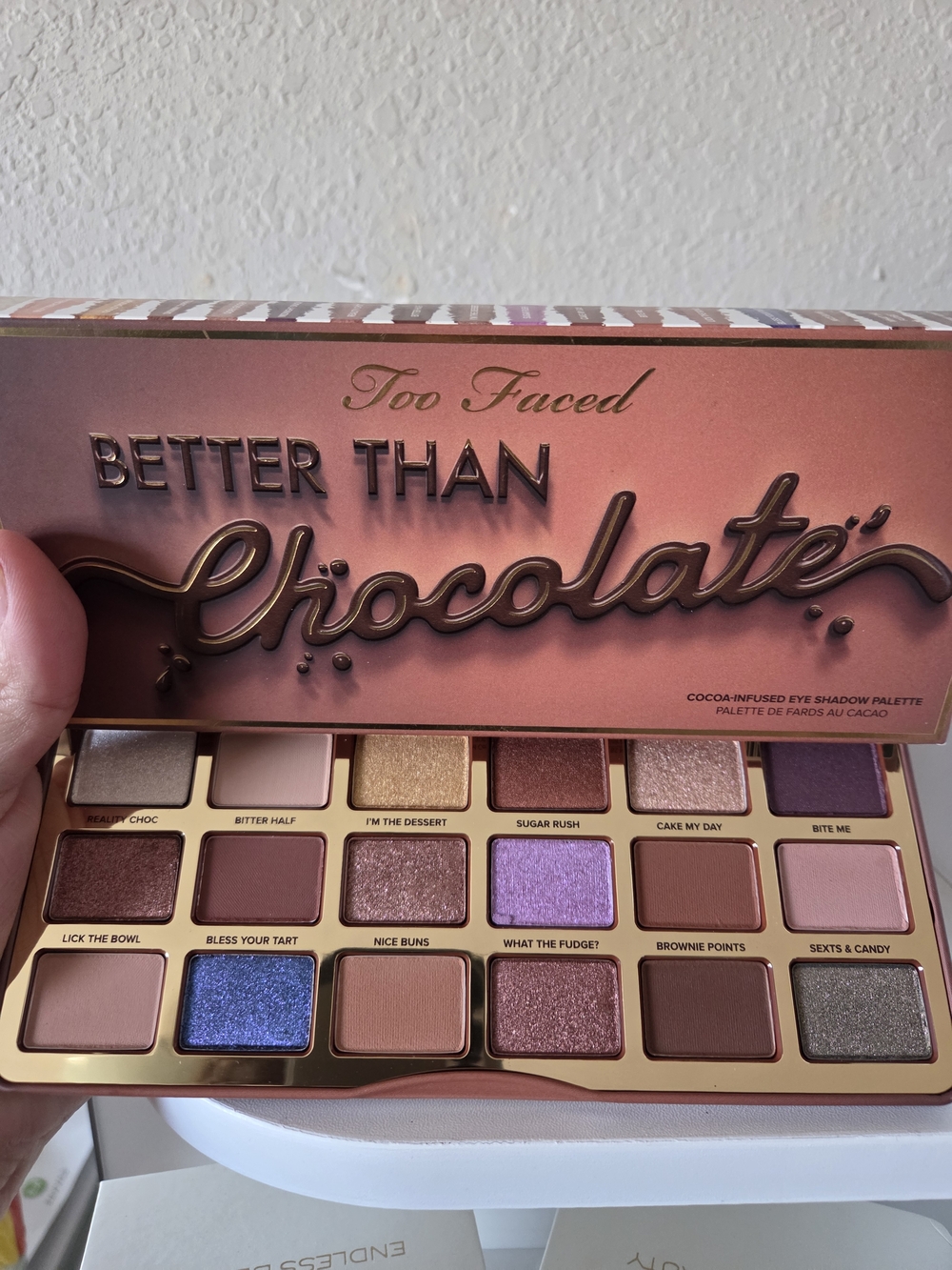 Too Faced Better Than Chocolate Eyeshadow Palette - Pink, Brown, Purple, Gold